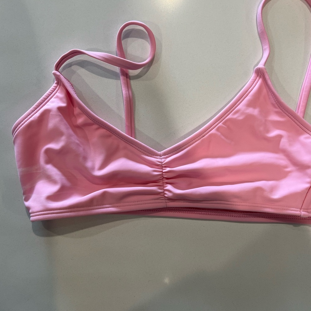 Light pink bikini top